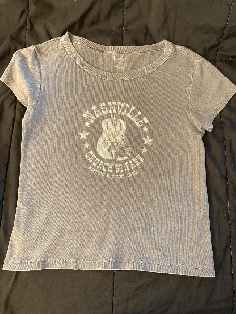 Brandy Melville Light Purple Nashville Graphic Tee